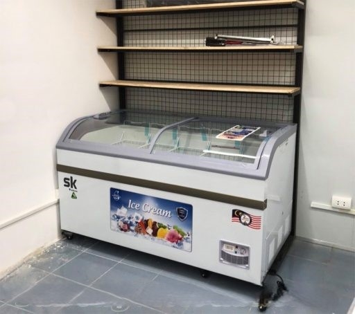 Tủ đông Sumikura SKFS-500C/FS mặt kính cong 500 lít