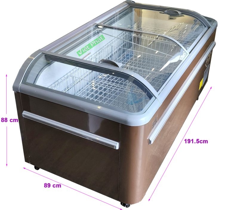 Tủ đông Sumikura SKIF-1900.TXJ mặt kính 850L