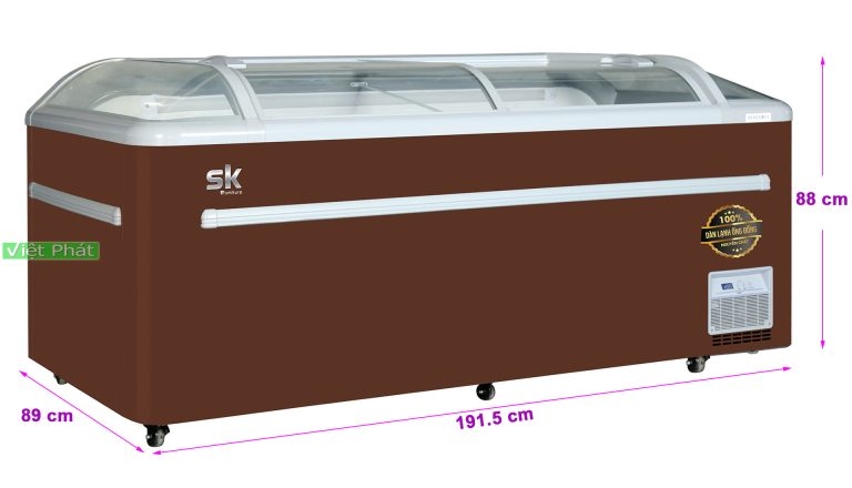 Tủ đông Sumikura SKIF-1900.TXJ mặt kính 850L
