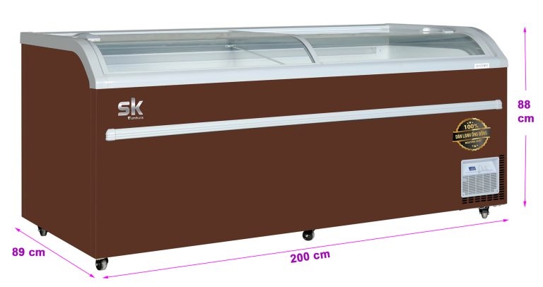Tủ đông Sumikura SKIF-2000.XJ mặt kính 900L