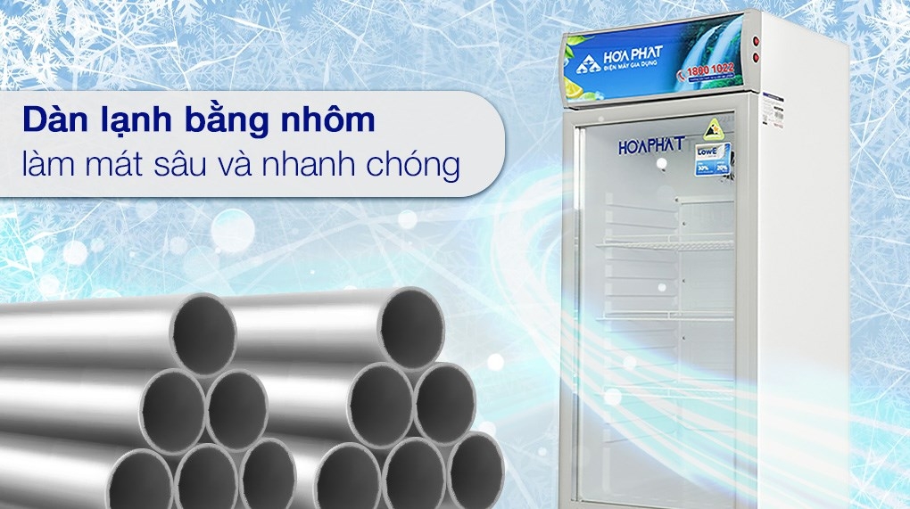 Tủ mát khóa an toàn bảo vệ hàng hóa và thực phẩm