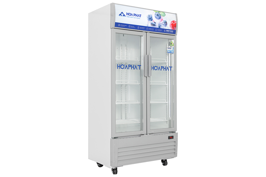 Tủ mát trưng bày Hòa Phát 1 ngăn 2 cánh HSR D6526