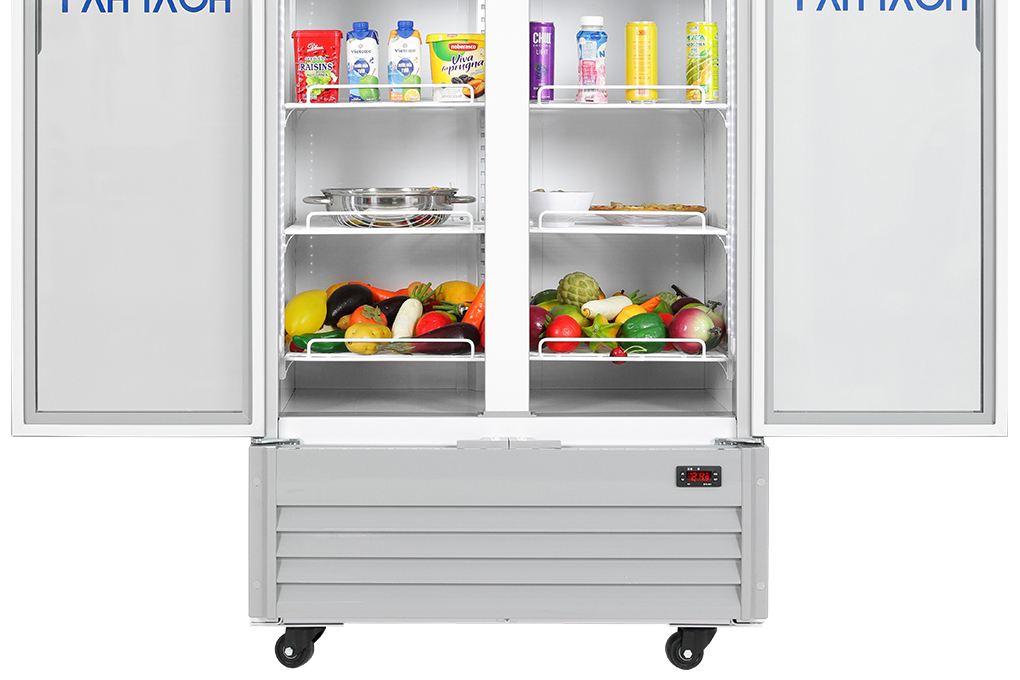 Tủ mát trưng bày Hòa Phát 1 ngăn 2 cánh HSR D8526