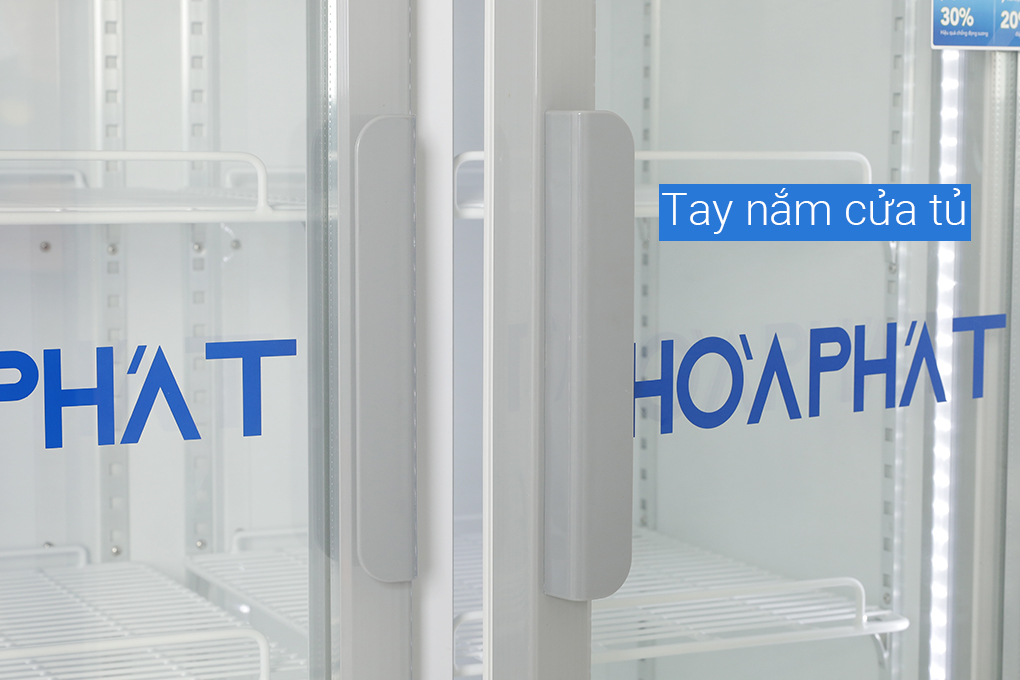 Tủ mát trưng bày Hòa Phát 1 ngăn 2 cánh HSR D6812 1200L
