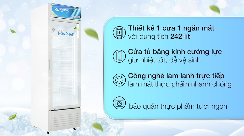 Tủ mát Hòa Phát HSC 600F1R1 600 lít 1 ccánh