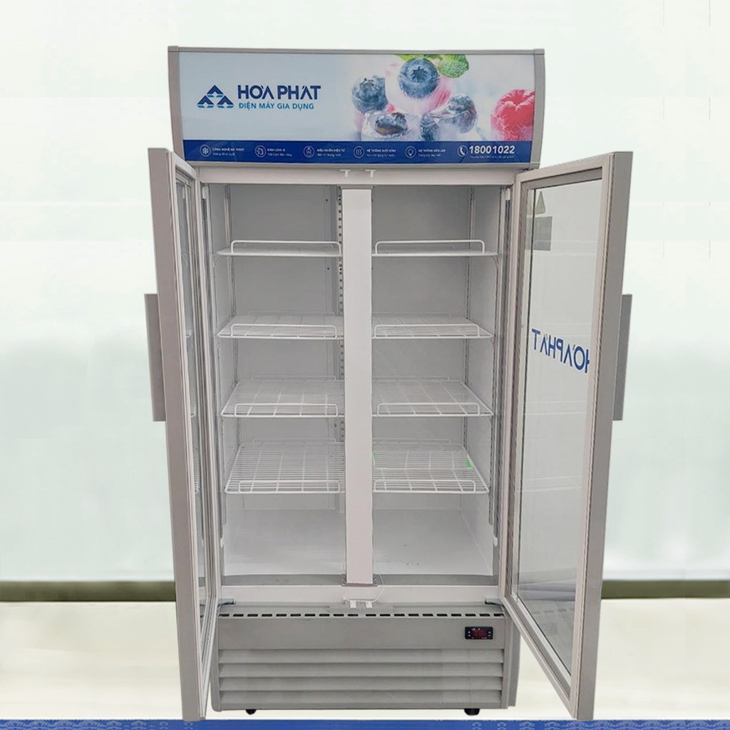 Tủ mát kính 2 lớp giữ nhiệt tốt đảm bảo nhiệt độ trong tủ ổn định