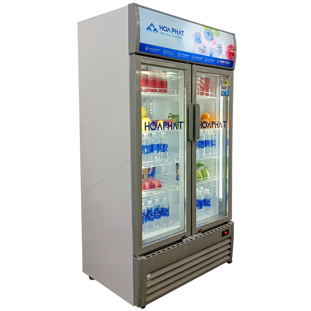 Tủ mát kính 2 lớp giữ nhiệt tốt đảm bảo nhiệt độ trong tủ ổn định