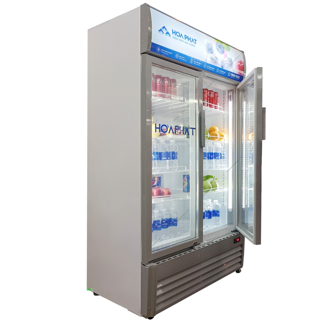 Tủ mát kính 2 lớp giữ nhiệt tốt đảm bảo nhiệt độ trong tủ ổn định