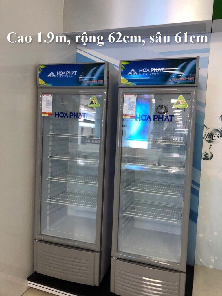 Tủ mát Hòa Phát HSC 700F1R1 700L - dàn lạnh trực tiếp