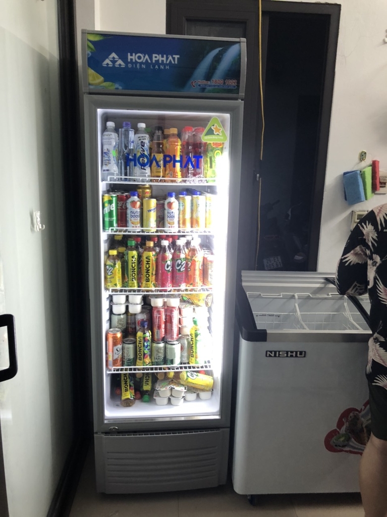 Tủ mát Hòa Phát HSC 600F1R1 600L - dàn lạnh trực tiếp