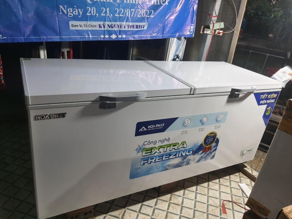 Tủ đông lớn Hòa Phát 1 ngăn đông , 2 cánh HPF AD6783 1000 LÍT-  dài 2.1 MÉT