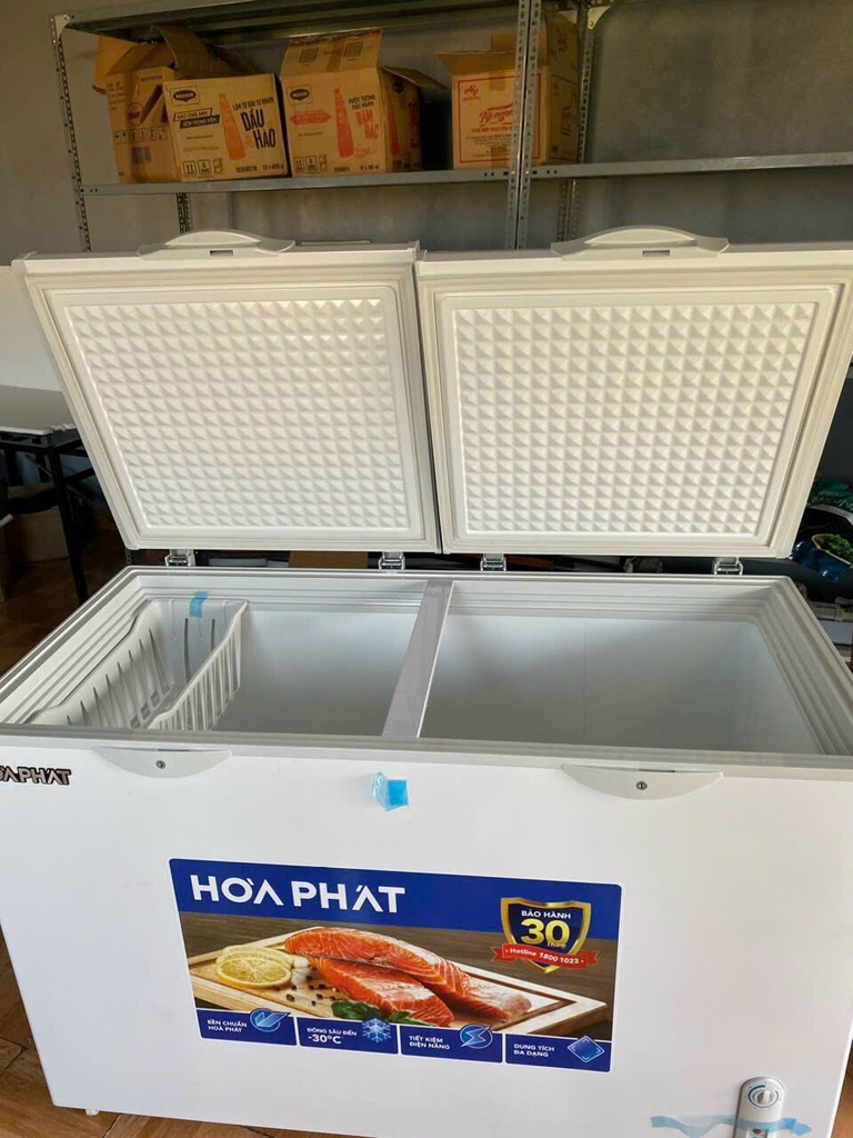 Tủ đông Hòa Phát 1 ngăn 1 chế độ đông HPF AD6352 600L (lòng sử dụng trong 352L)