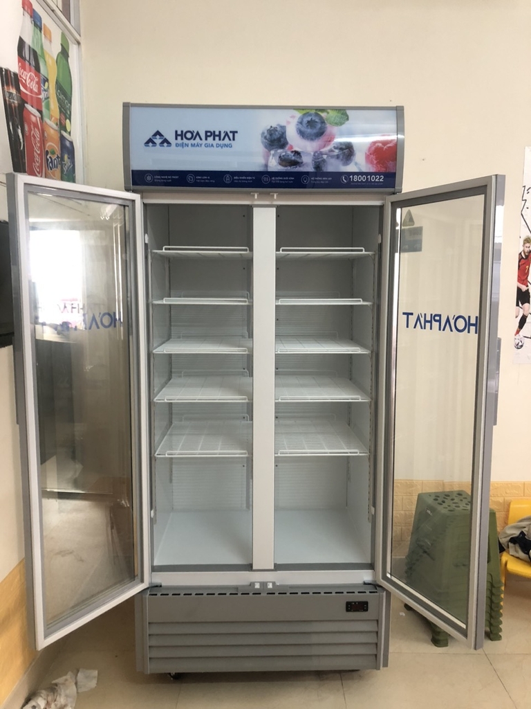Tủ mát lớn Hòa Phát 1 ngăn 2 cánh HSR D6723 1000L