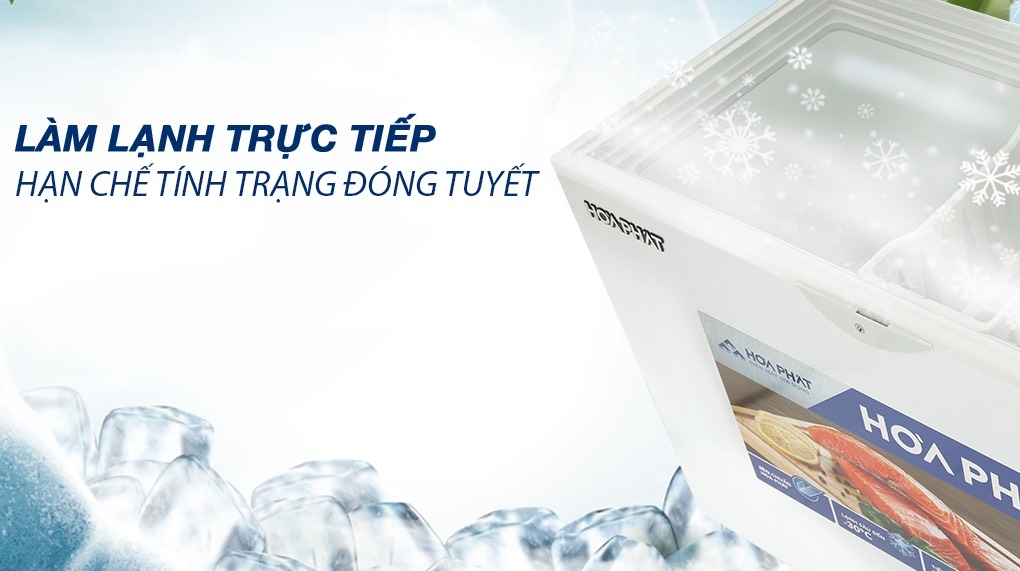 Tủ đông Hòa Phát 1 ngăn 1 chế độ đông HPF AD6252 500l (Lòng sử dụng trong 252L).
