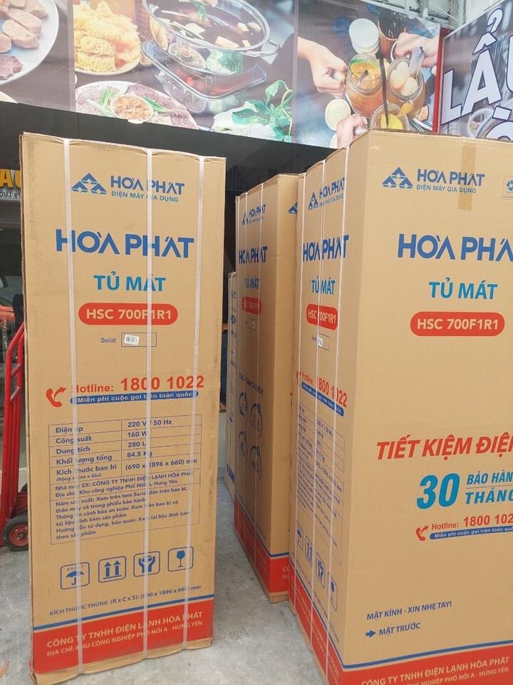 Tủ mát Hòa Phát HSC 700F1R1 700L (lòng sử dụng trong 280L)