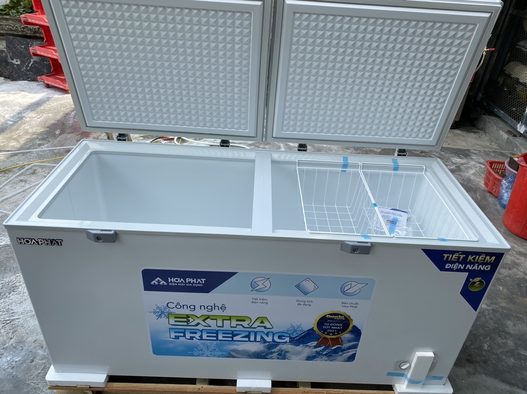 Tủ đông Hòa Phát 1 chế độ đông 544L dài 1,7m X 75cm CS 120W