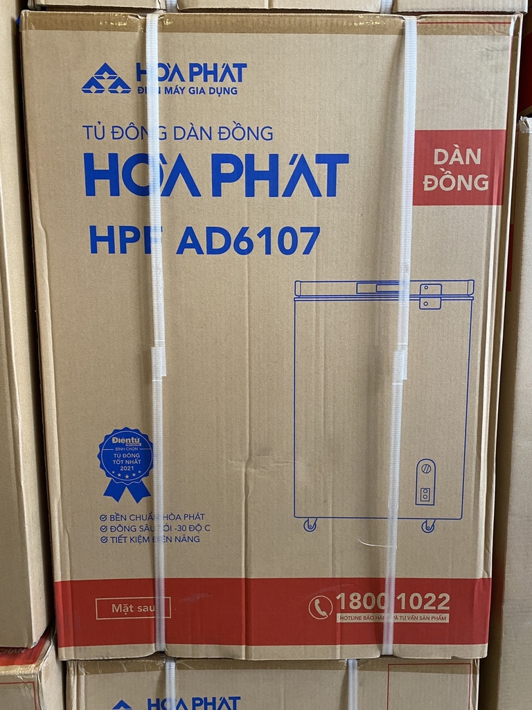 Tủ đông mini Hòa Phát 1 ngăn 1 chế độ đông HPF AD6107 107L