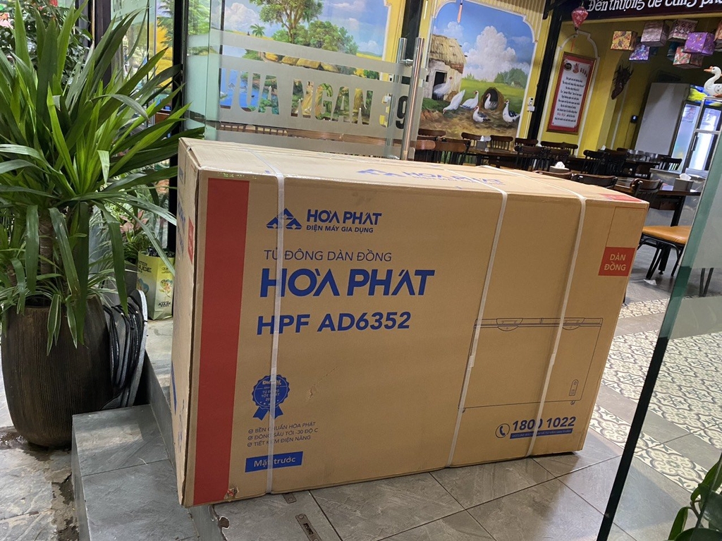 Tủ 1 ngăn đông 660l 2 cánh hòa phát.