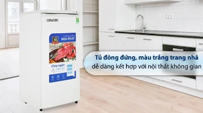 Tủ đông đứng Hoà Phát 147 Lít HPF UAH6147 / HUF 350SR1