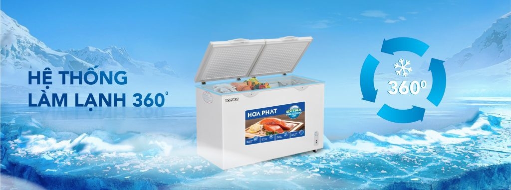 Tủ đông Hòa Phát 271 Lít HPF BN6271 / HCF 656S2N2