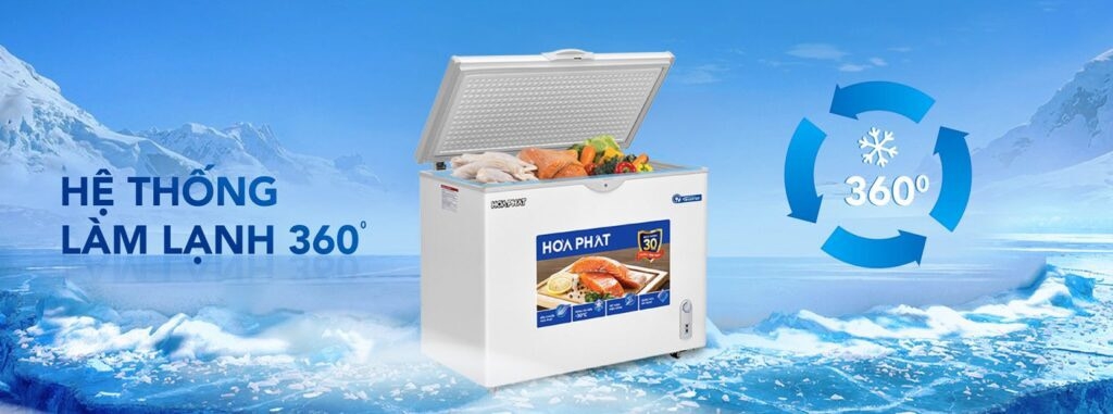 Tủ đông Hoà Phát Inverter 252 Lít HPF AD8252 / HCFI 516 S1Đ1