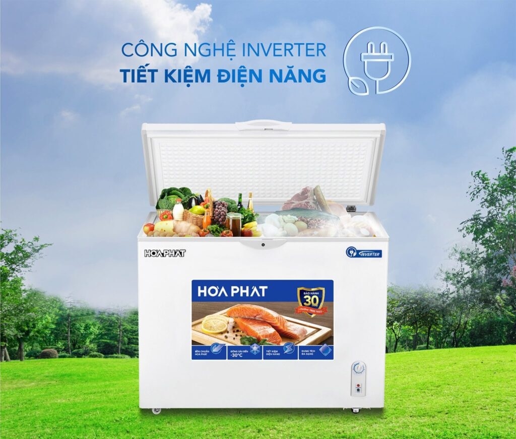 Tủ đông Hoà Phát Inverter 252 Lít HPF AD8252 / HCFI 516 S1Đ1