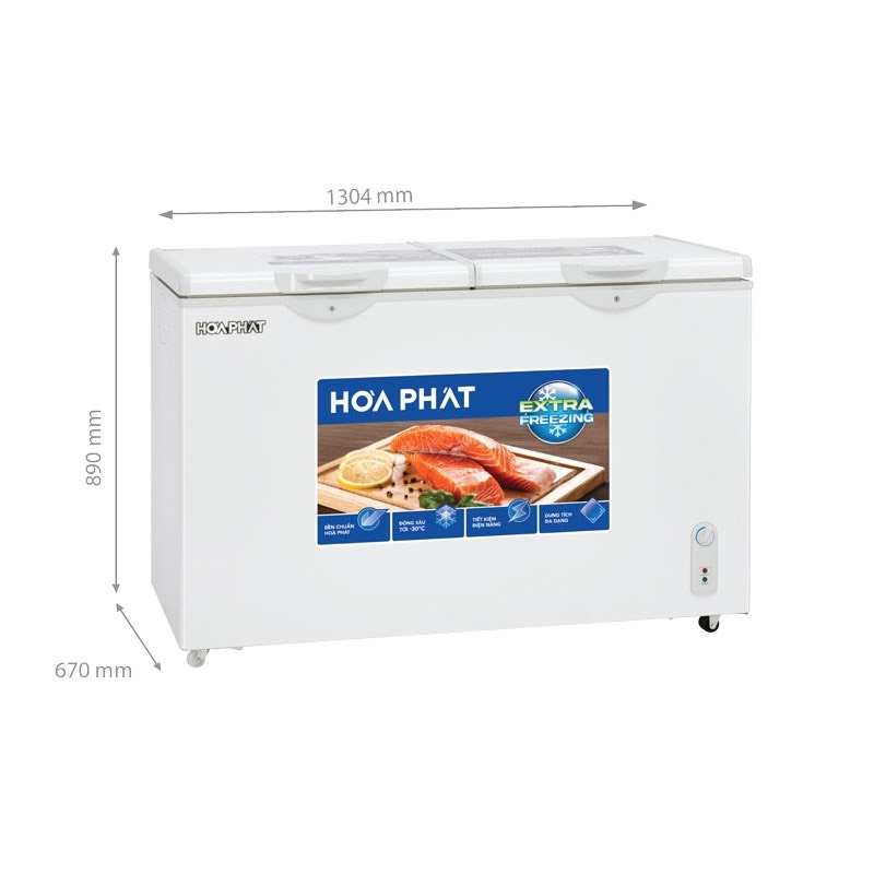 Tủ đông Hòa Phát 352 Lít HPF AD6352 / HCF 666S1Đ2