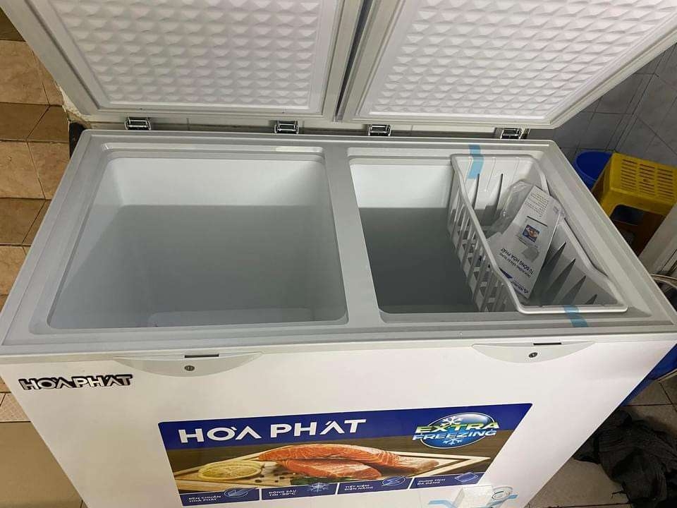 Giao tủ đông + mát hòa phát BD6205 tại số 17 ngõ 11 Trần thái tông - hà nội