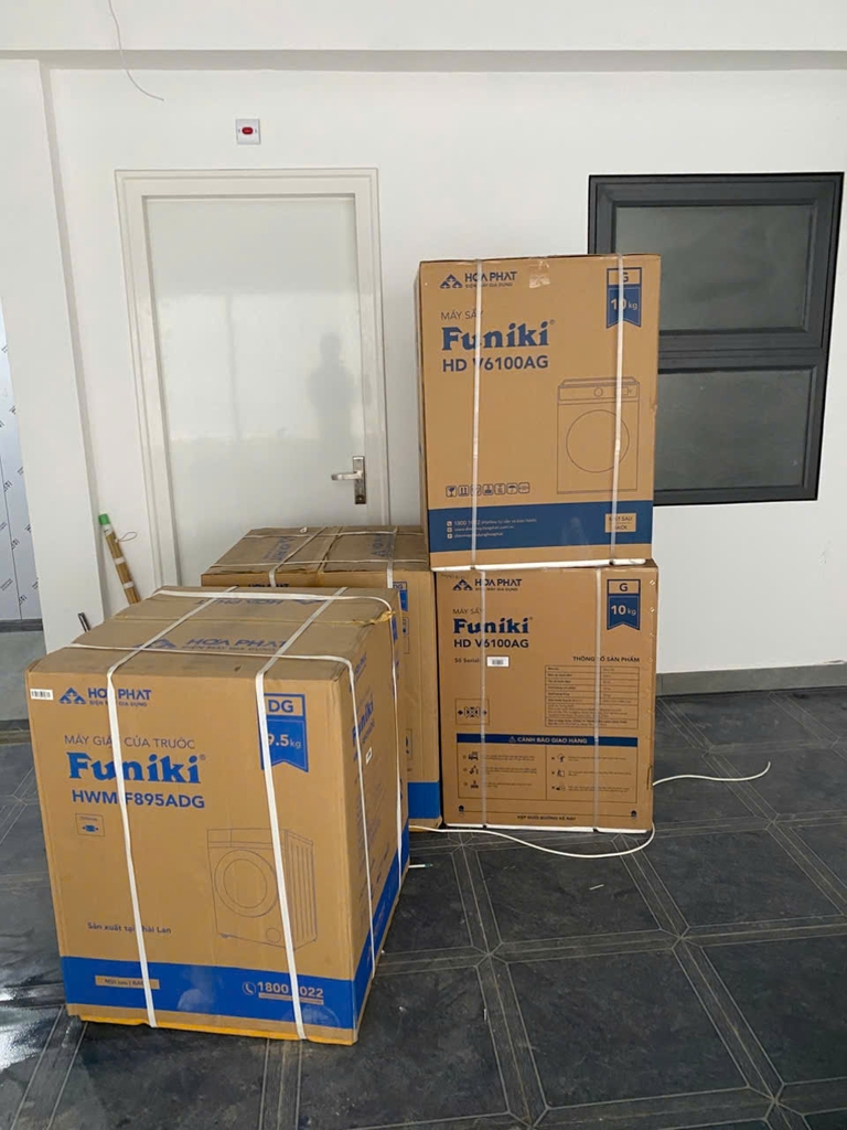 Lắp đặt máy giặt + máy sấy tại số 1 ngõ 266 đội cấn