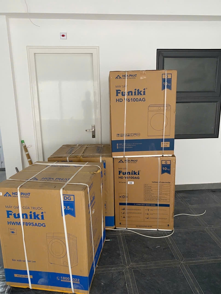 Lắp đặt máy giặt + máy sấy tại số 1 ngõ 266 đội cấn