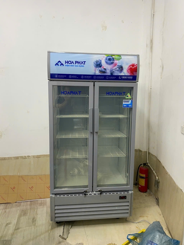 Giao tủ mát 2 cánh HSR D6526 cho khách ở Ngõ 402 Mỹ ĐÌnh- Hà Nội