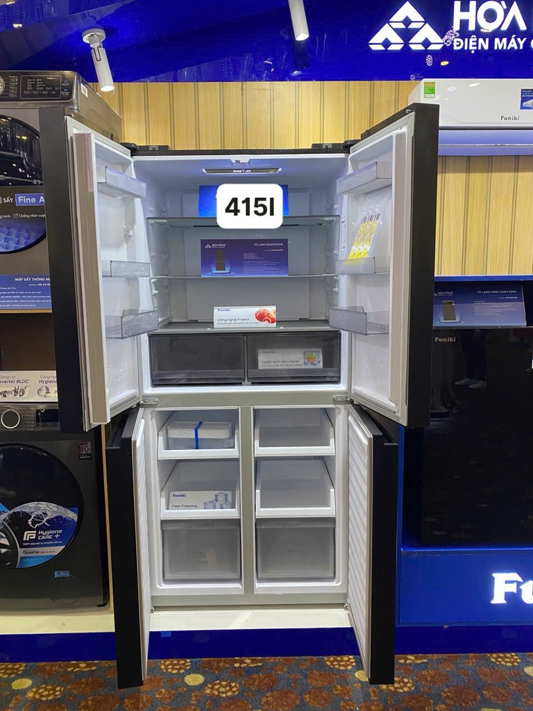 Tủ lạnh Funiki Multi Door 415 lít HR M8415SB 4 cánh