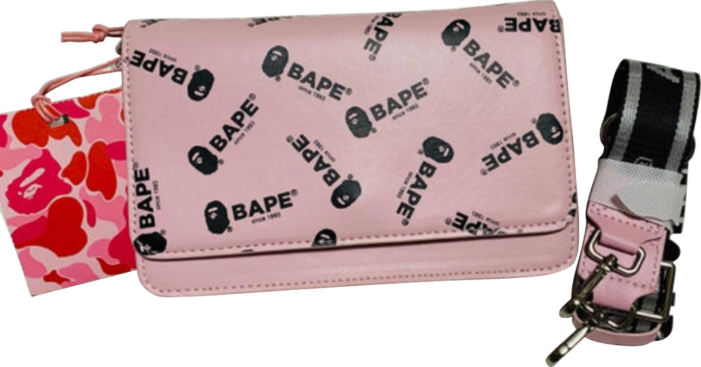 A Bathing Ape Pink Ladies Sling Bag