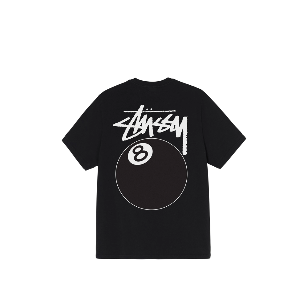 Authentic 100% Stussy Ball 8 Tee Black - Shibuya Town