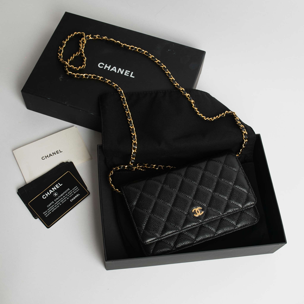 Túi xách Chanel classic caviar wallet on chain ( WOC) - logo CC vàng | Én shop hàng hiệu Túi Xách Chanel Classic Caviar Wallet On Chain ( Woc) - Logo Cc Vàng | Én Shop Hàng Hiệu