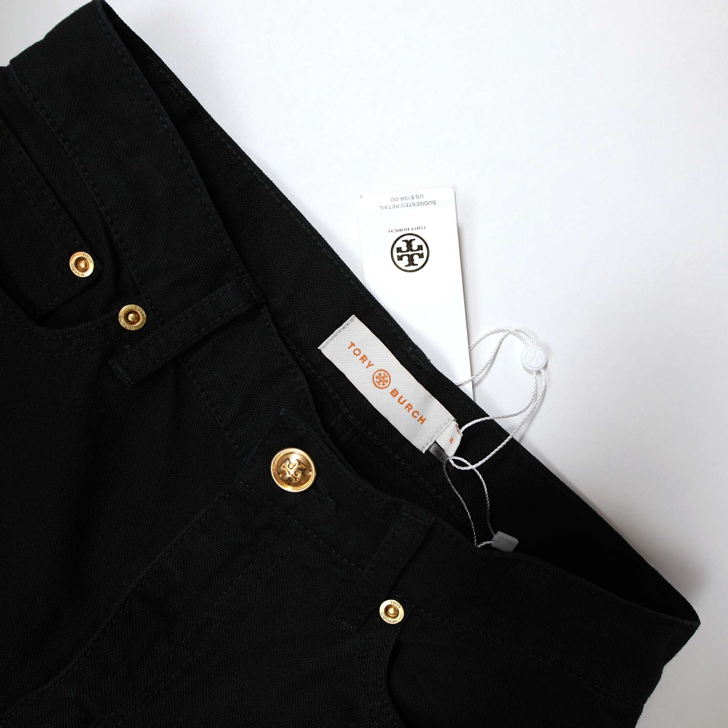 Quần jeans đen Tory Burch boot cut denim - size 26 | Én shop hàng hiệu