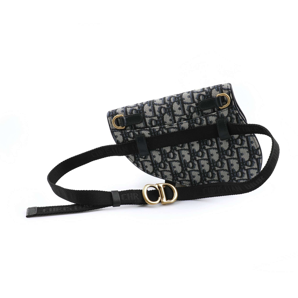 Túi xách Christian Dior  canvas- Saddle belt bag - size mini