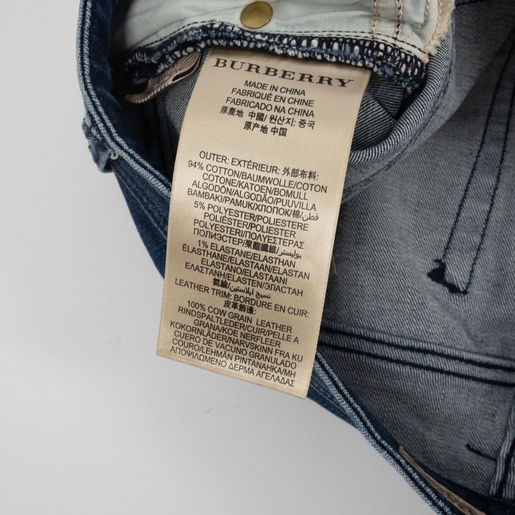 Quần Skinny Jeans BURBERRY BRIT dáng bó - size 27W | Én shop hàng hiệu