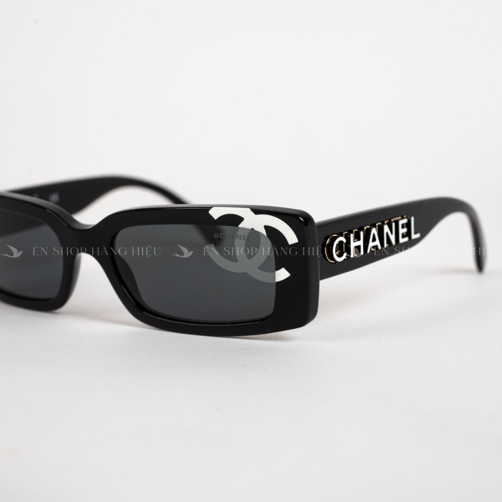 Kính mát Chanel mắt chữ nhật nhỏ logo trắng 71473 S2667 fullbox +bill | Én shop hàng hiệu Kính mát Chanel mắt chữ nhật nhỏ logo trắng 71473 S2667 fullbox +bill | Én shop hàng hiệu