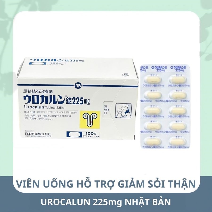 Viên Uống Urocalun Tan Sỏi Thận 225mg 100v