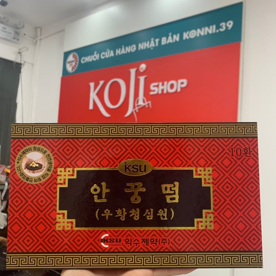 An cung Ngưu hoàng hoàn IKSU Hàn Quốc (hộp 10 viên)