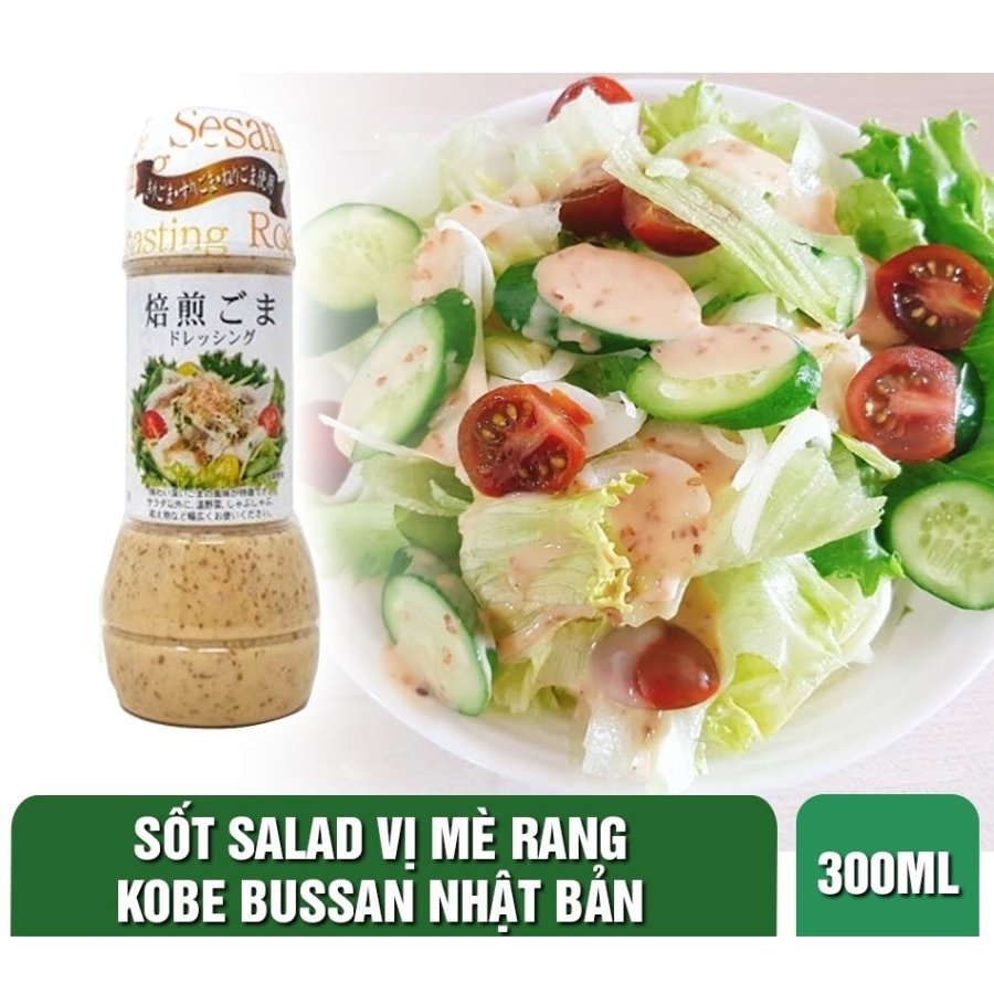 Sốt Salad vị Mè Rang Kobe Bussan 300ml