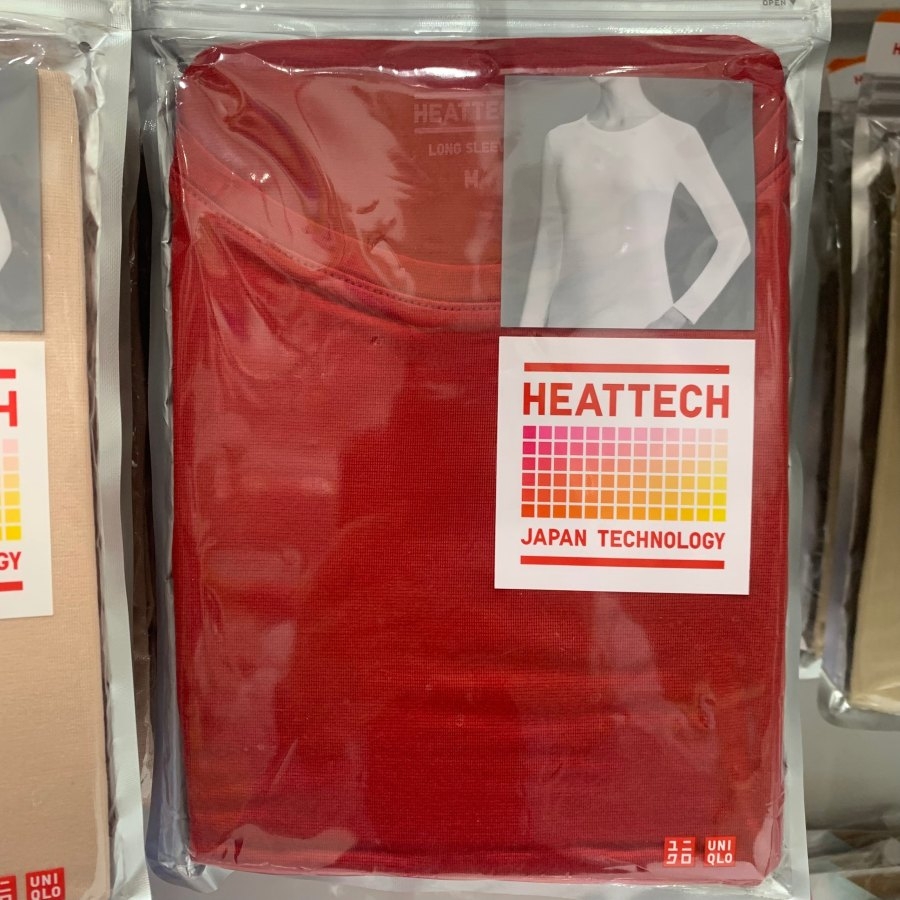 Áo giữ nhiệt Heattech Uniqlo Nhật Bản Long Sleeve T-Shirt cho nữ