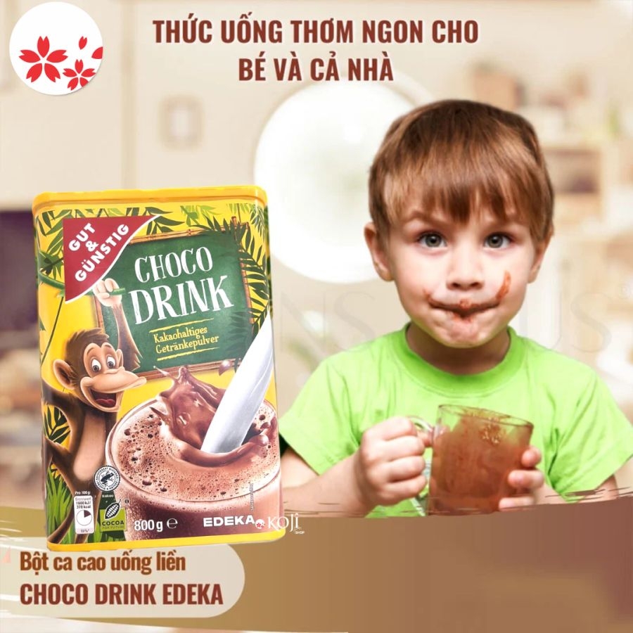 Bột cacao pha sữa Choco Drink Đức 800gr