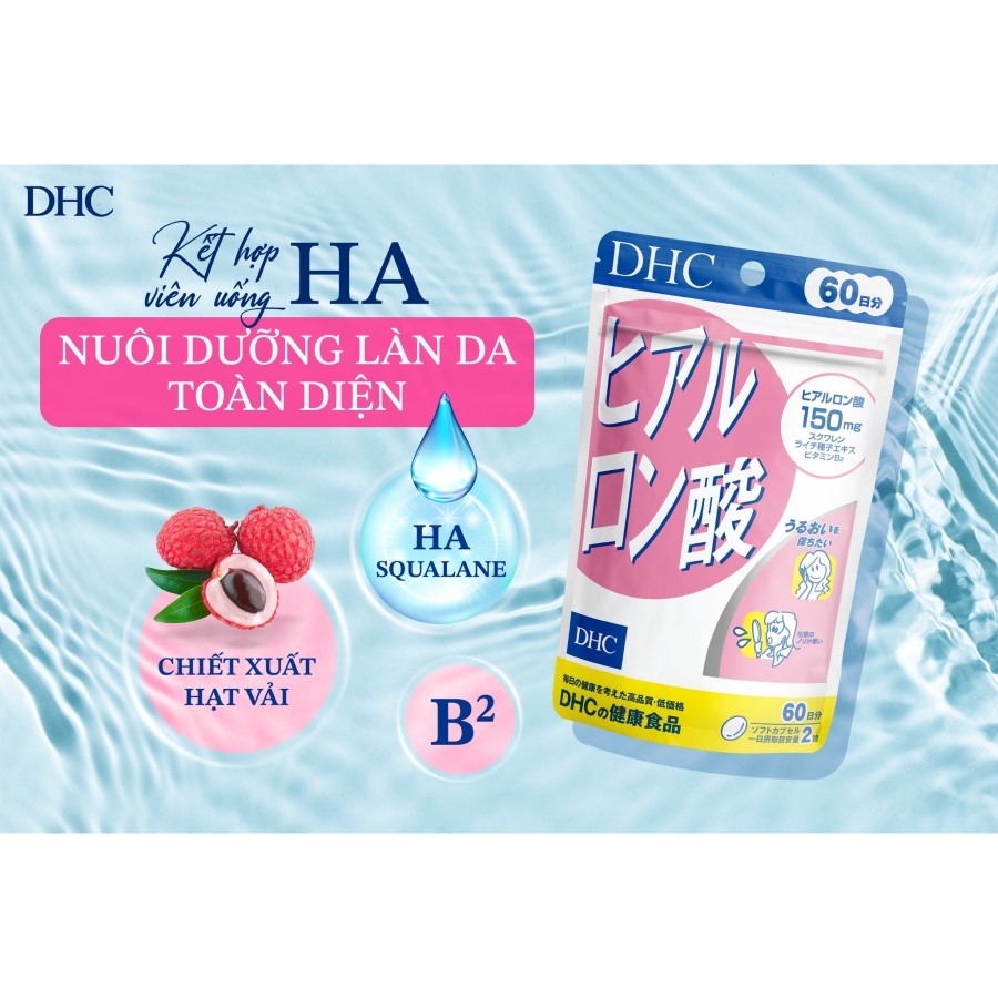 Viên uống đẹp da Hyaluronic Acid DHC