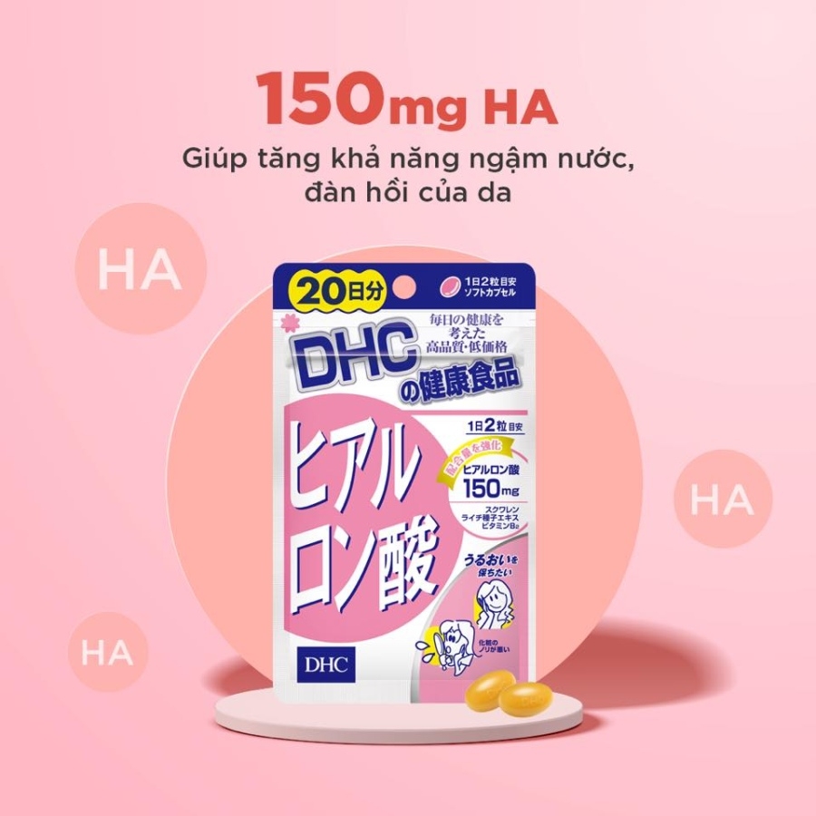 Viên uống đẹp da Hyaluronic Acid DHC