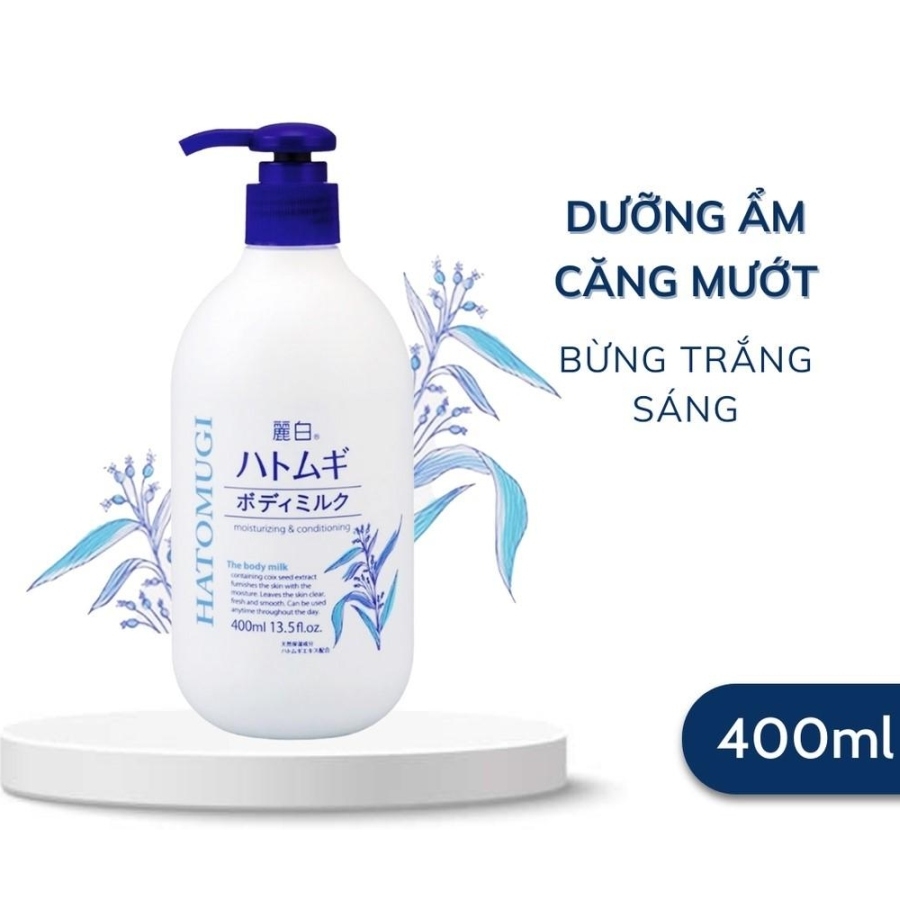 Sữa dưỡng thể Hatomugi ban đêm 400ml