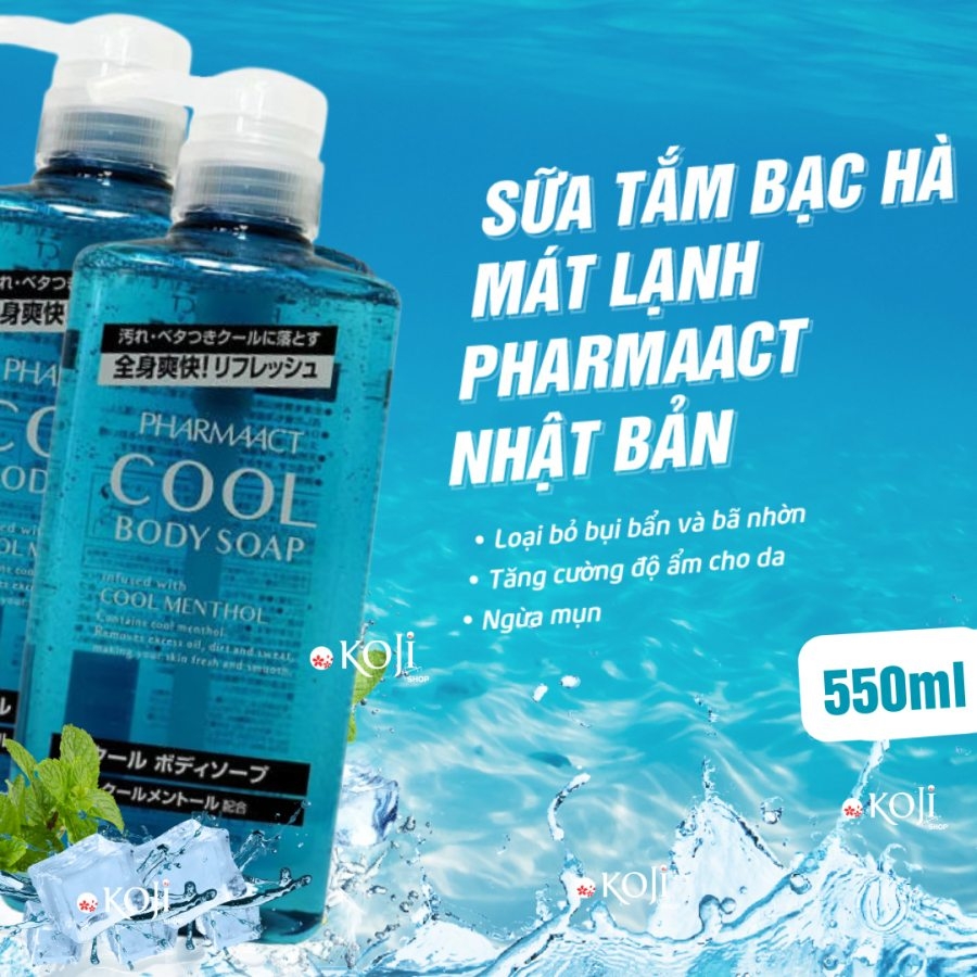 Sữa tắm Pharmaact Cool 550ml