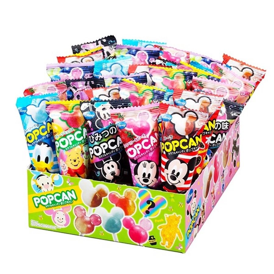 Kẹo mút Glico Popcan Mickey Nhật Bản