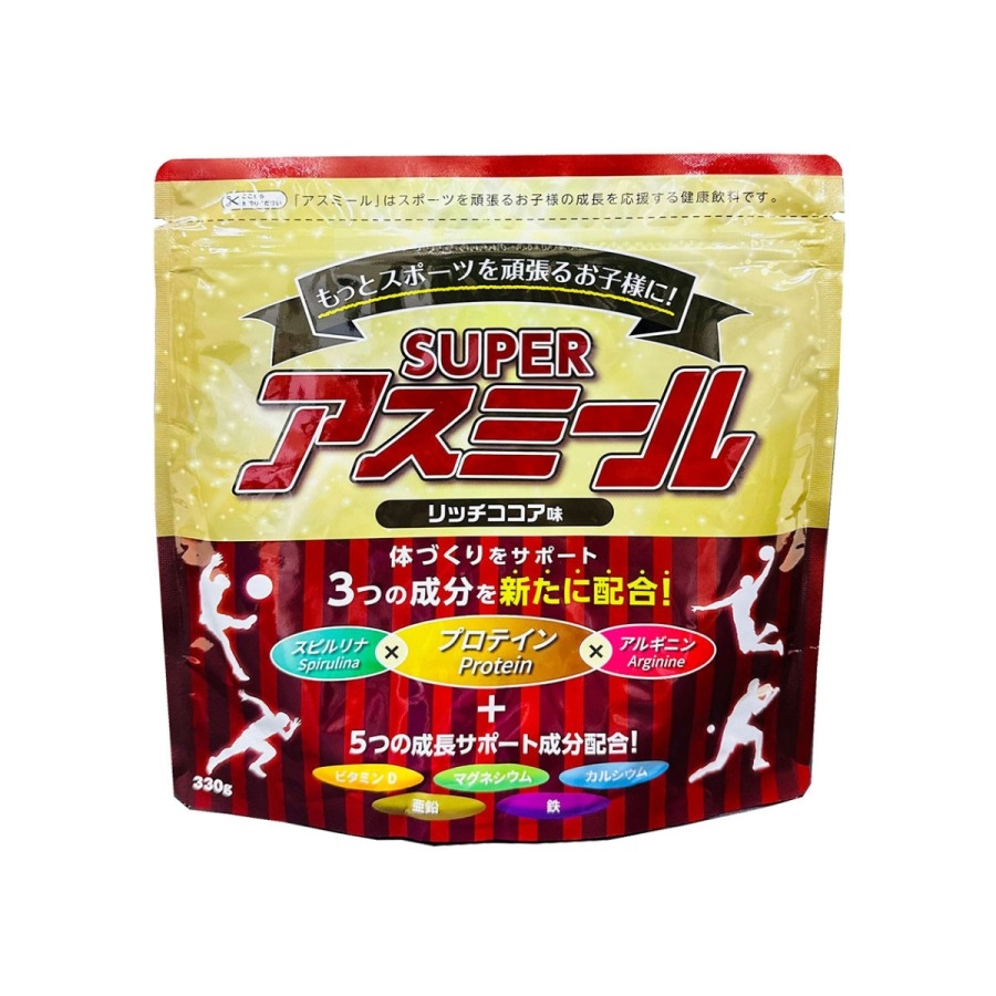 Sữa phát triển chiều cao Super Asumiru 11 -18 tuổi 330gr (vị cacao)